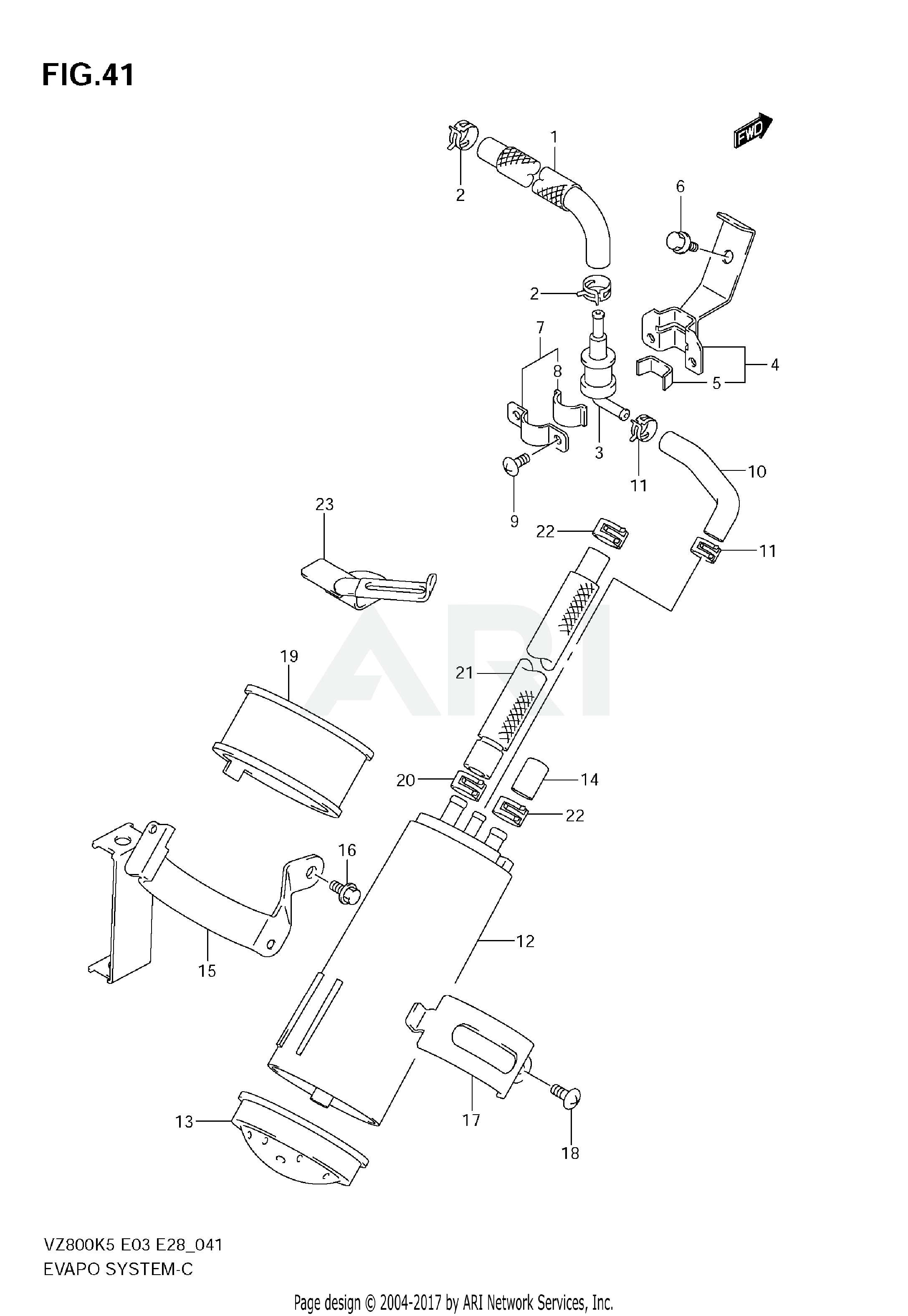 EVAP SYSTEM (MODEL K5/K6/K7/K8 E33)