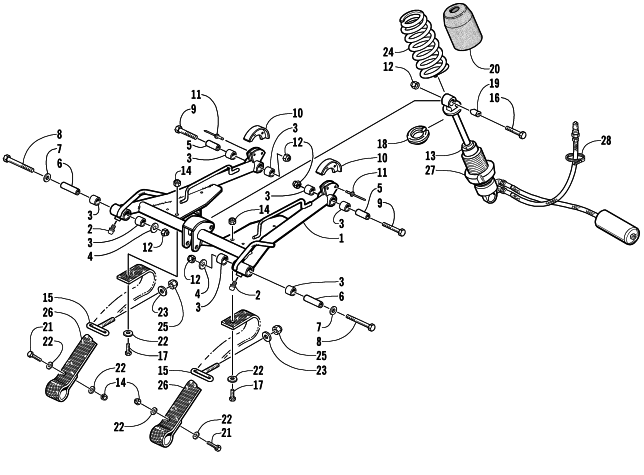 REAR SUSPENSION FRONT ARM ASSEMBLY