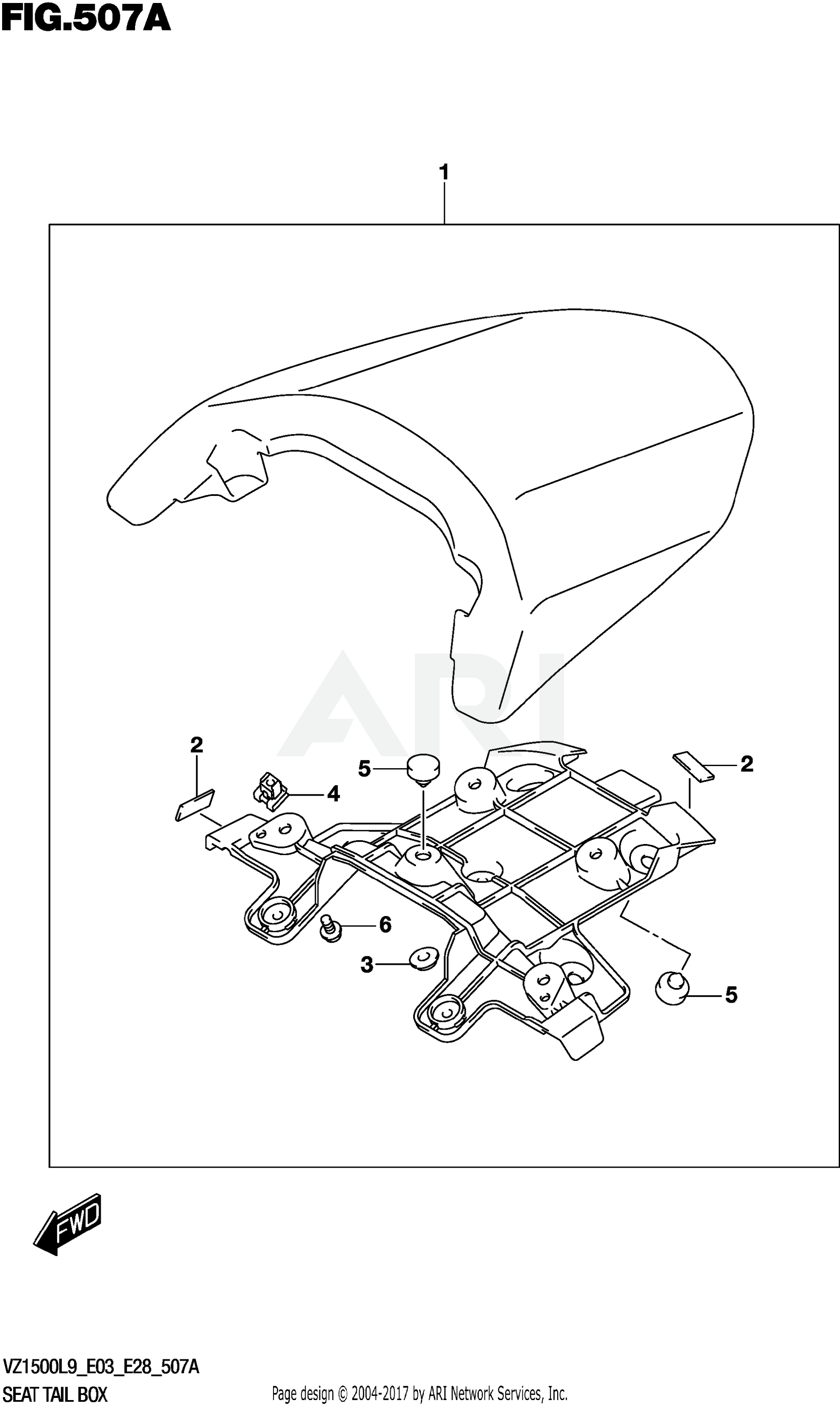 SEAT TAIL BOX 507A