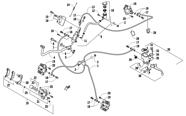 HYDRAULIC BRAKE ASSEMBLY