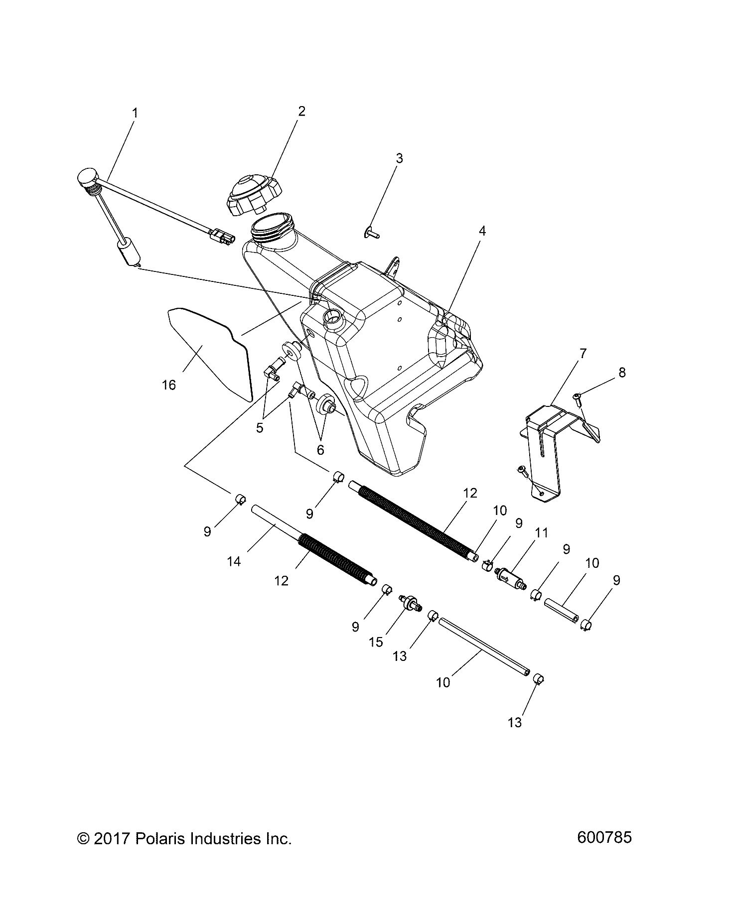 ENGINE, OIL TANK - S19CEA5BSL (600785)