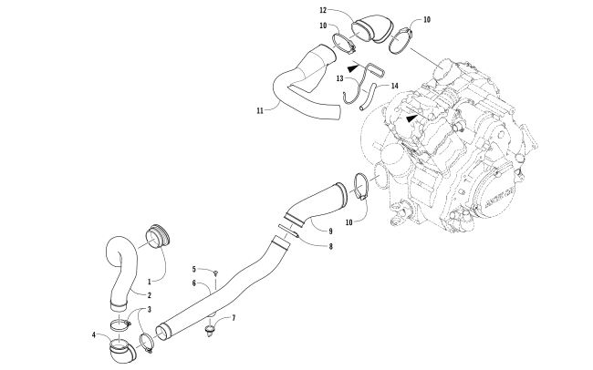 CASE/BELT COOLING ASSEMBLY