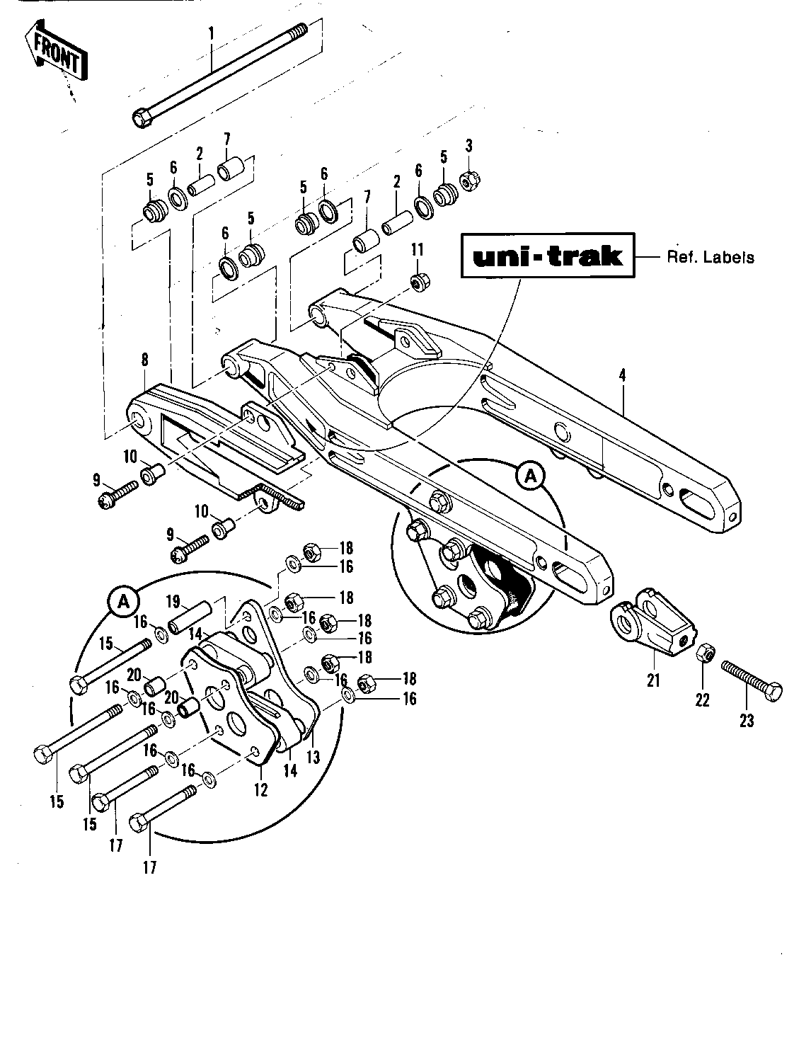 SWING ARM (KX250-A7)