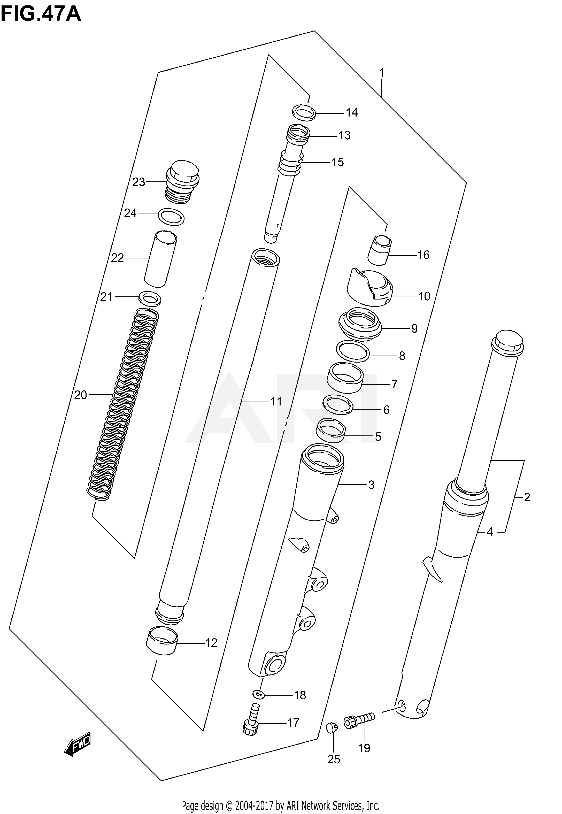 FRONT DAMPER (MODEL K5)