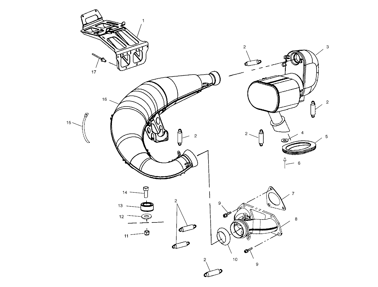 EXHAUST - S03ND5CS (4977947794C05)