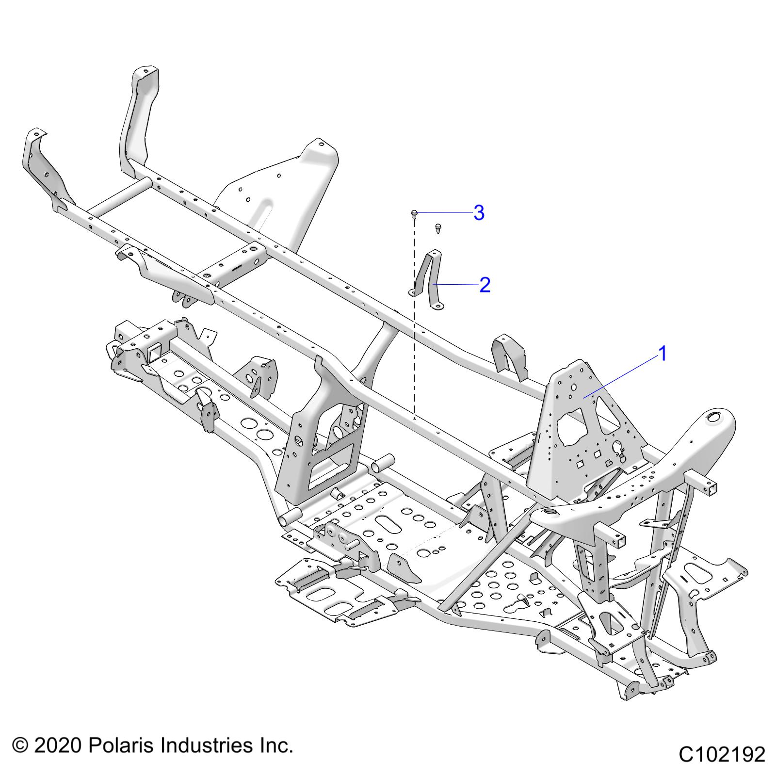CHASSIS, FRAME - A20SDE57B4 (C102192)