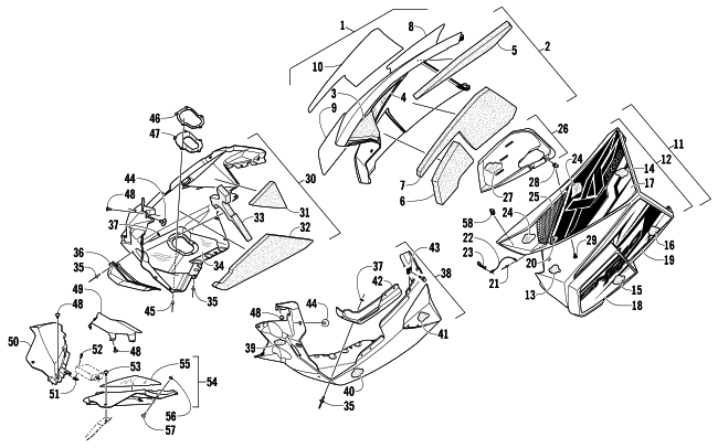 SKID PLATE AND SIDE PANEL ASSEMBLY