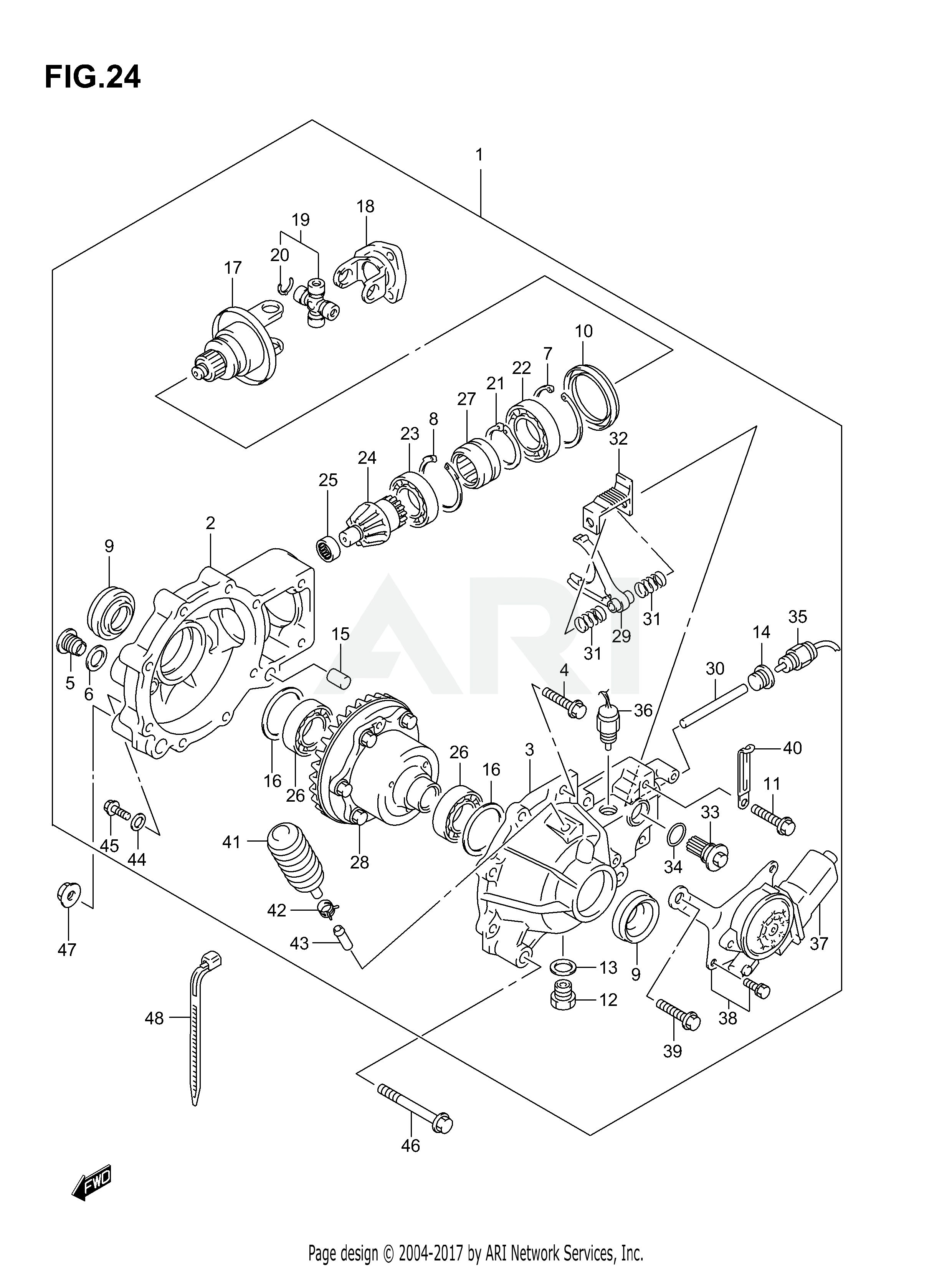 FINAL BEVEL GEAR (FRONT)('%05/10)