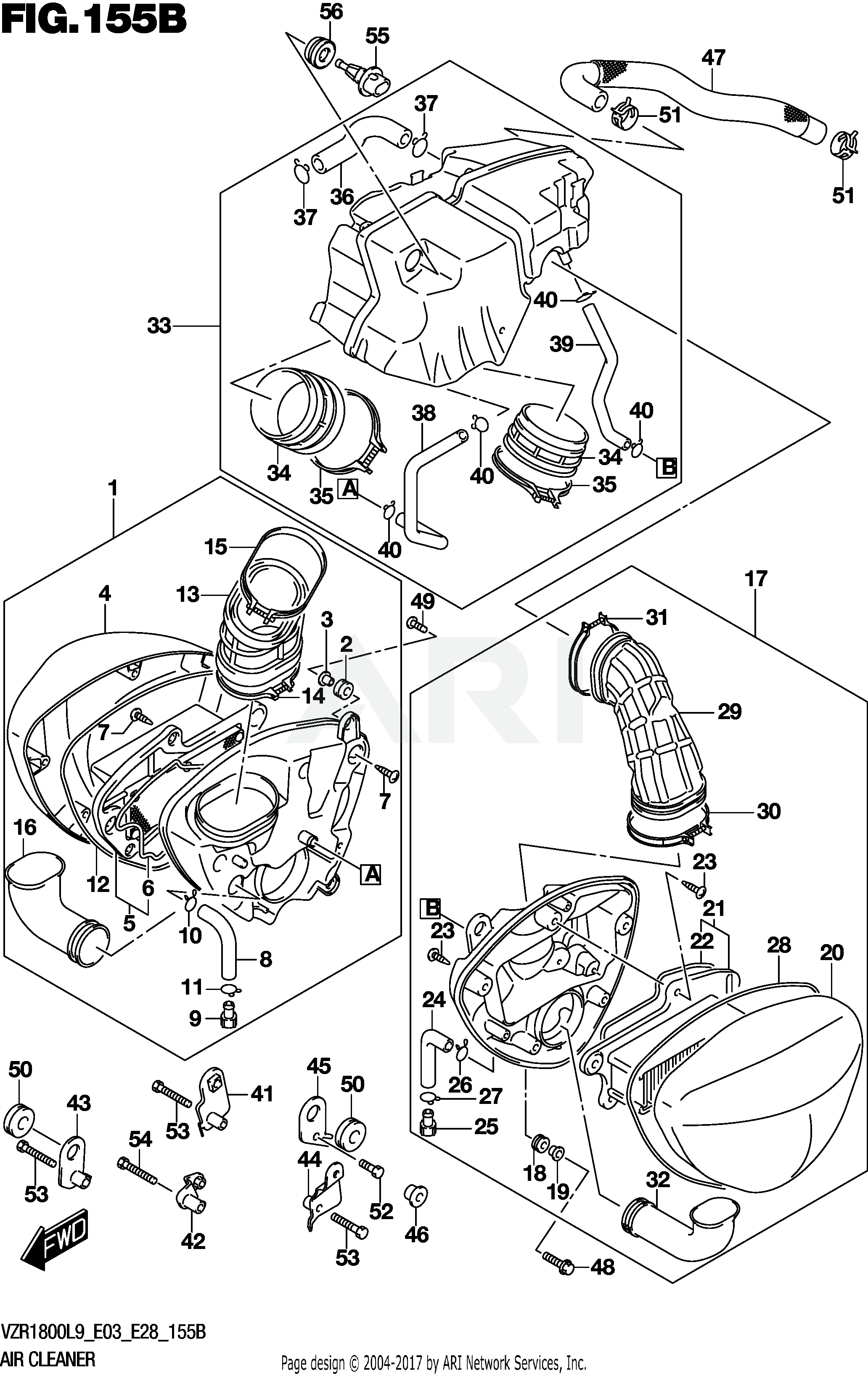 AIR CLEANER (VZR1800BZL9 E03)