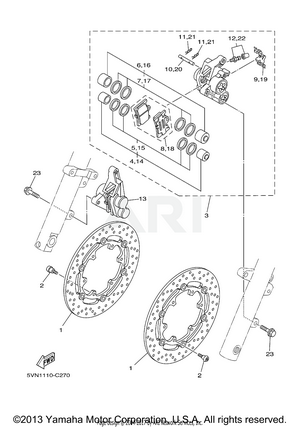 FRONT BRAKE CALIPER