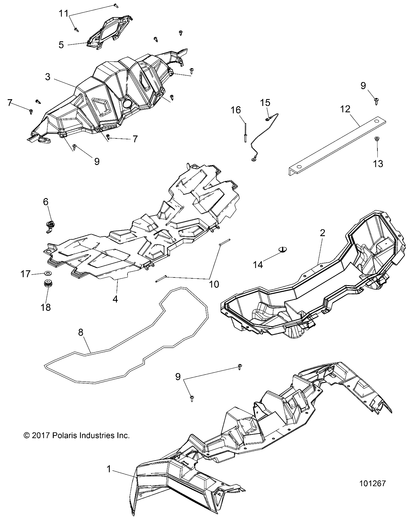 BODY, HOOD AND FRONT BODY WORK - A18DAA50B7 (101267)