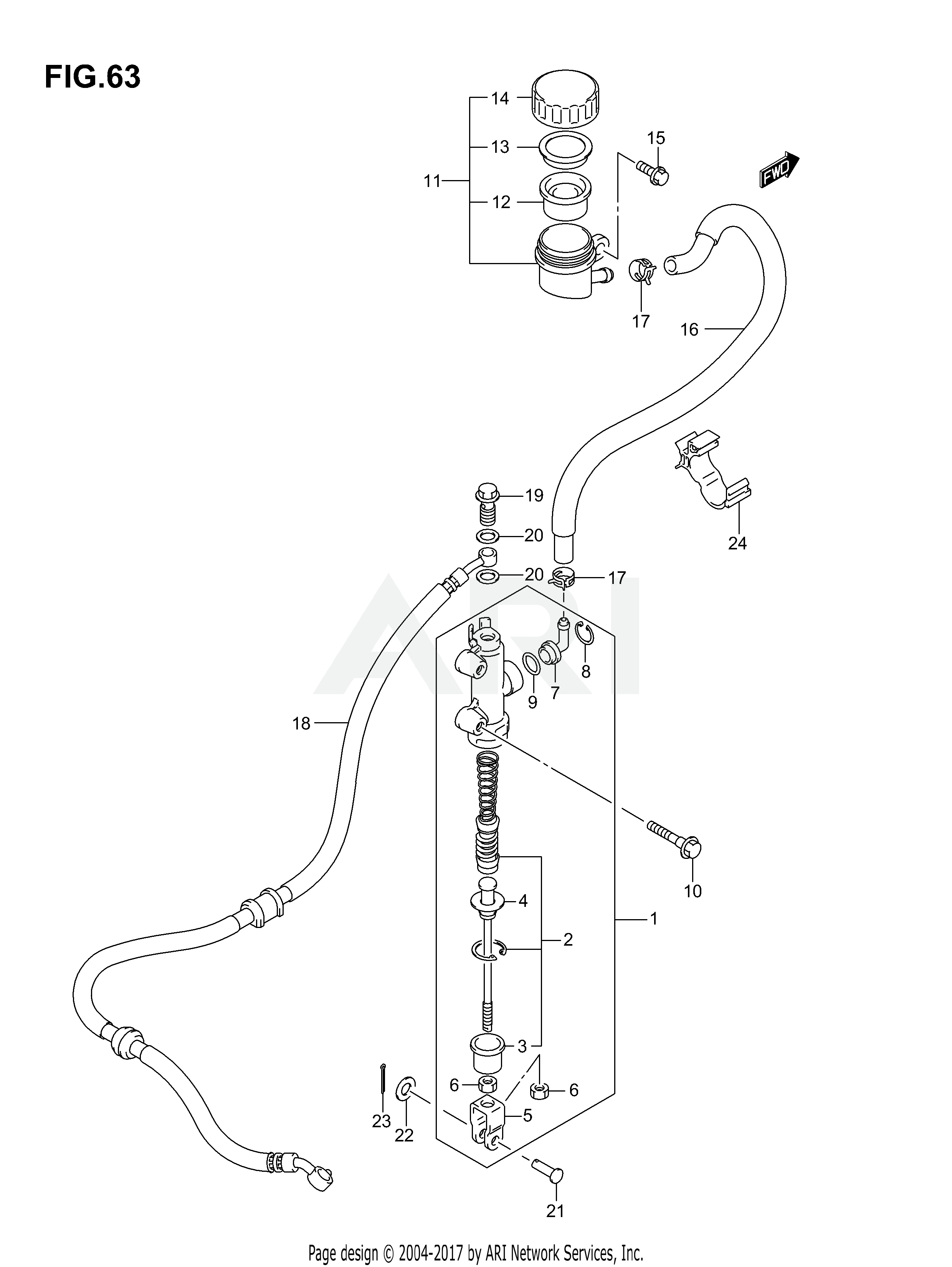 REAR MASTER CYLINDER