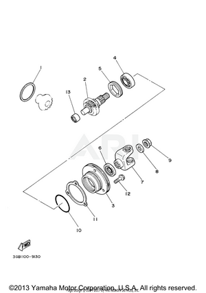 MIDDLE DRIVE GEAR