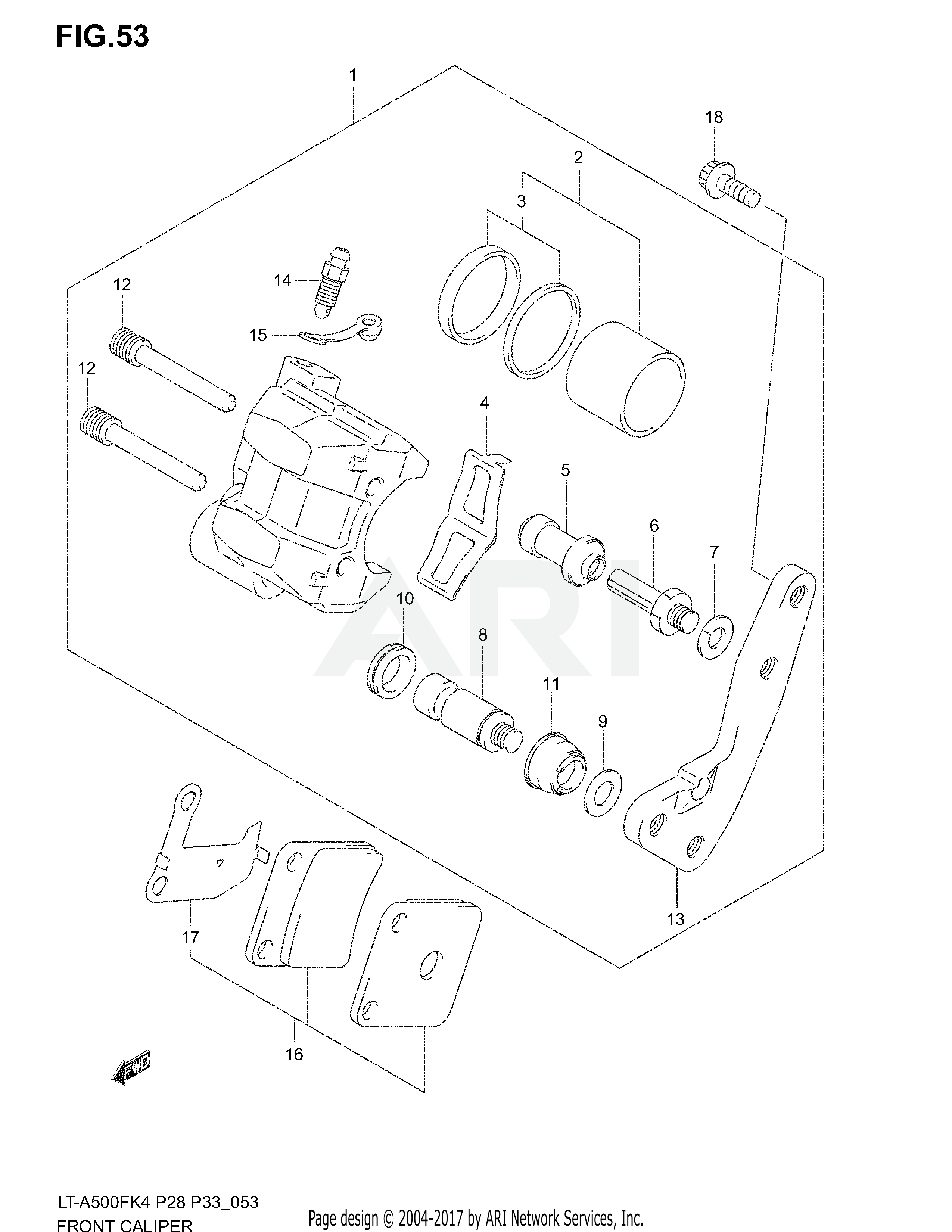 FRONT CALIPER