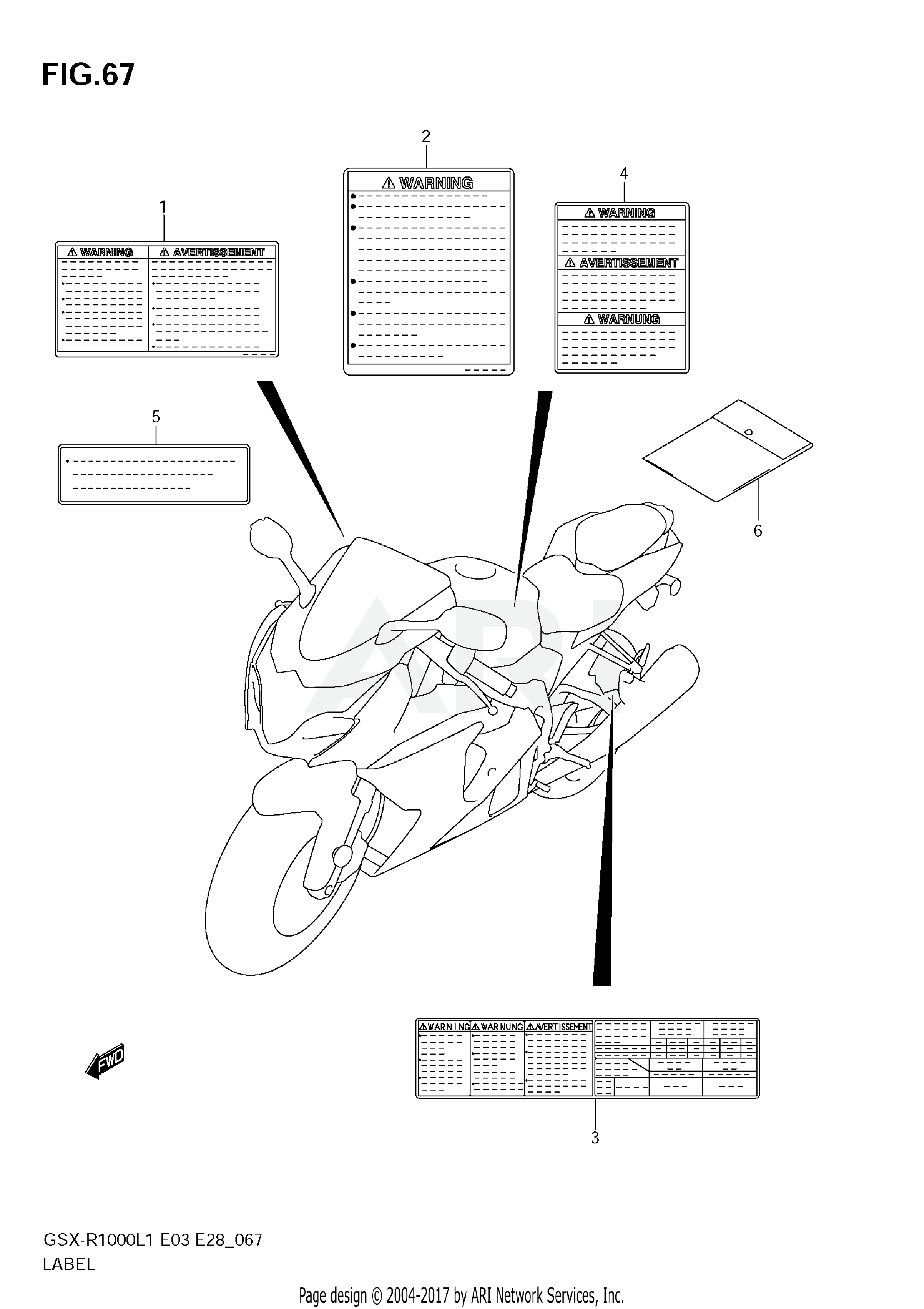 LABEL (GSX-R1000L1 E28)