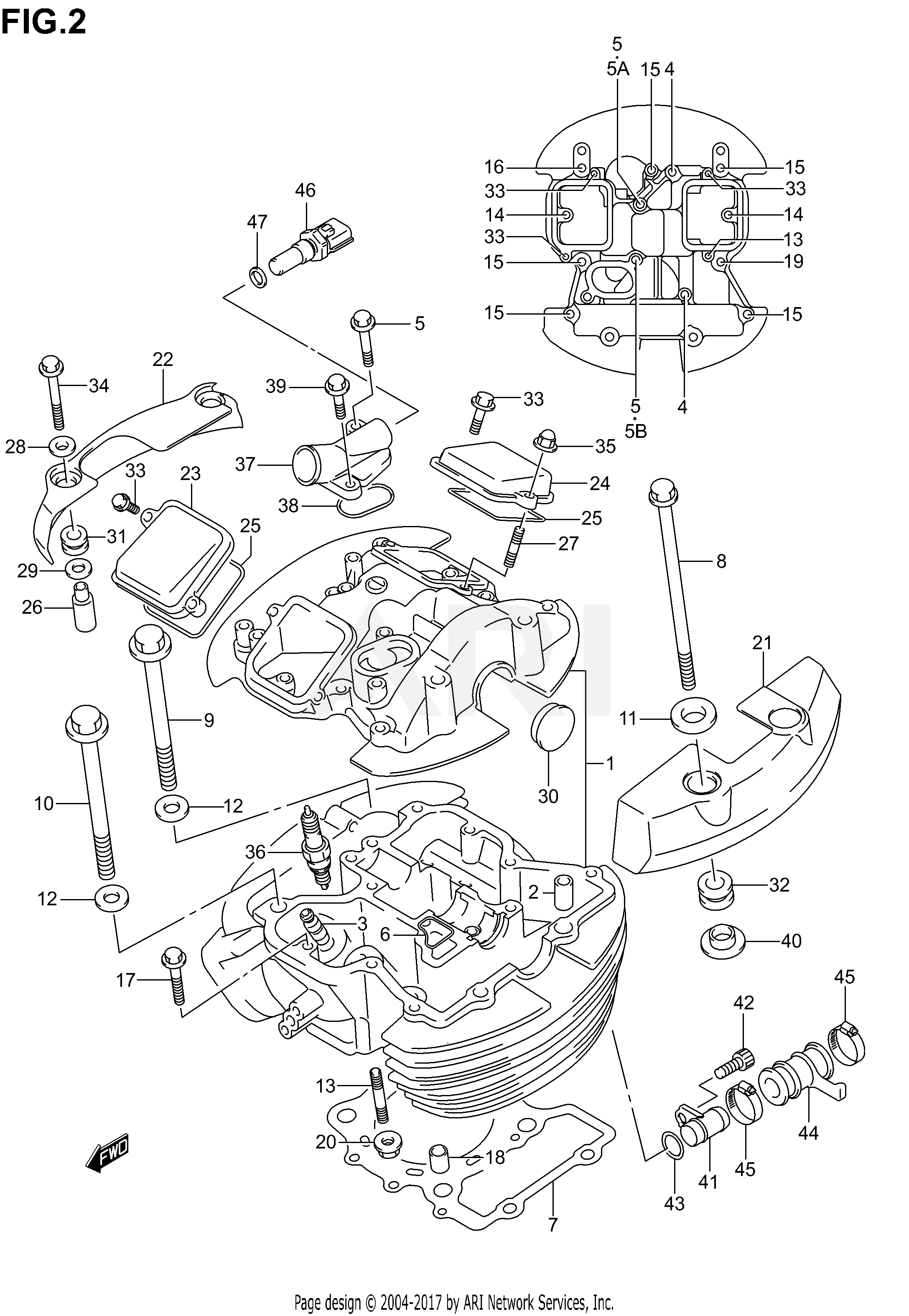 FRONT CYLINDER HEAD