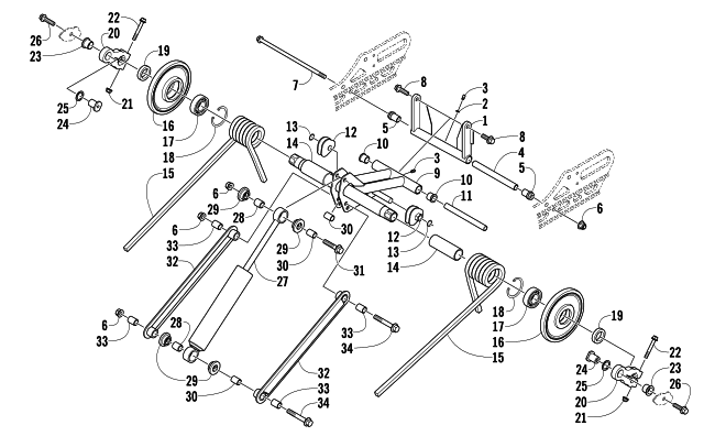 REAR SUSPENSION REAR ARM ASSEMBLY