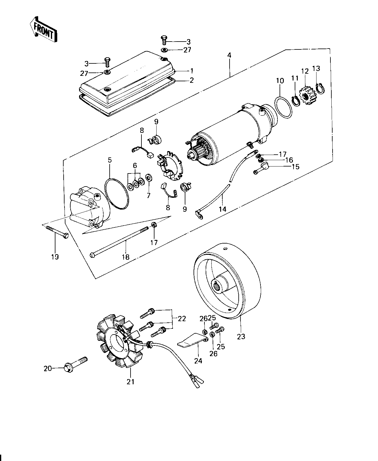 GENERATOR/STARTER MOTOR