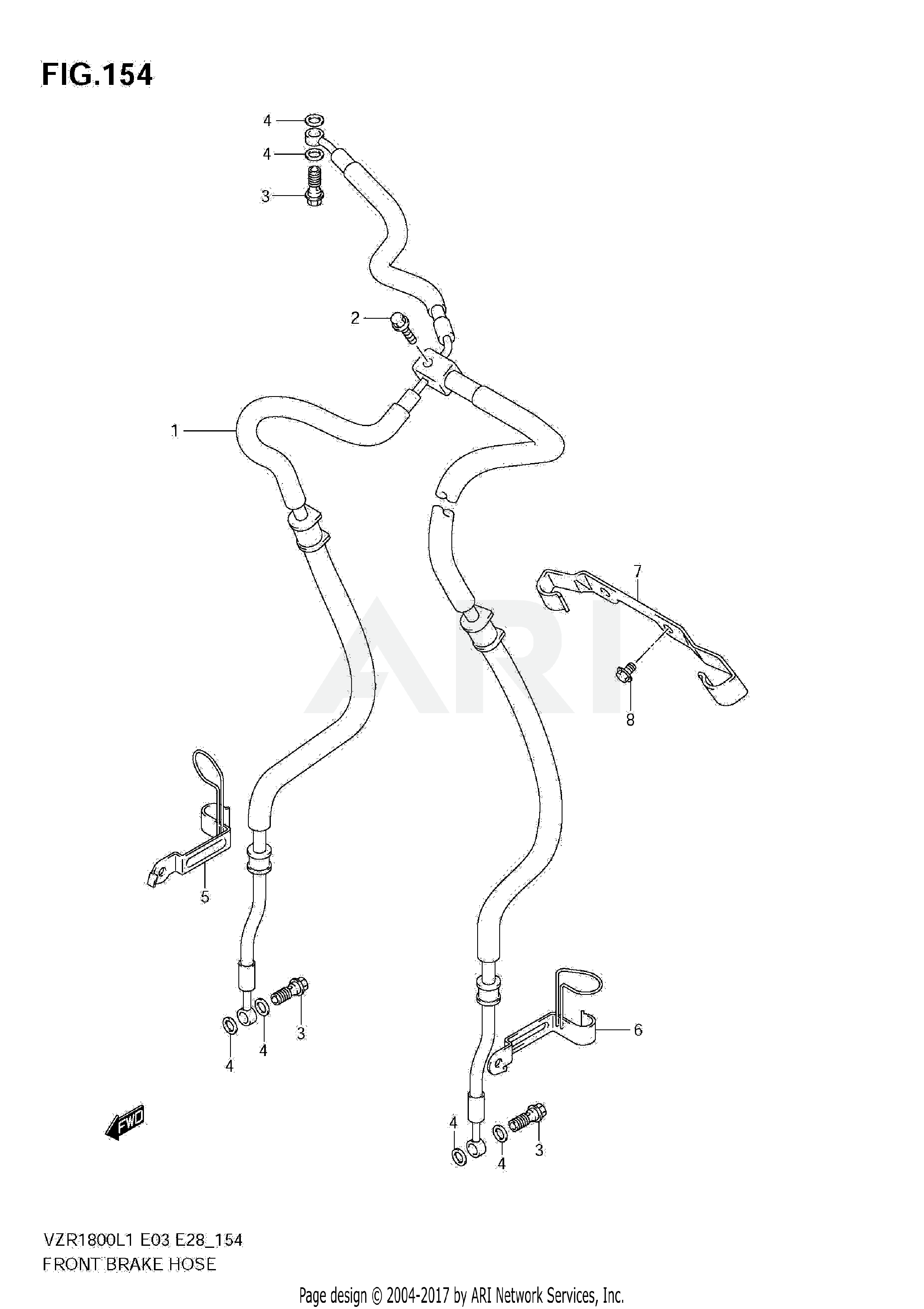 FRONT BRAKE HOSE