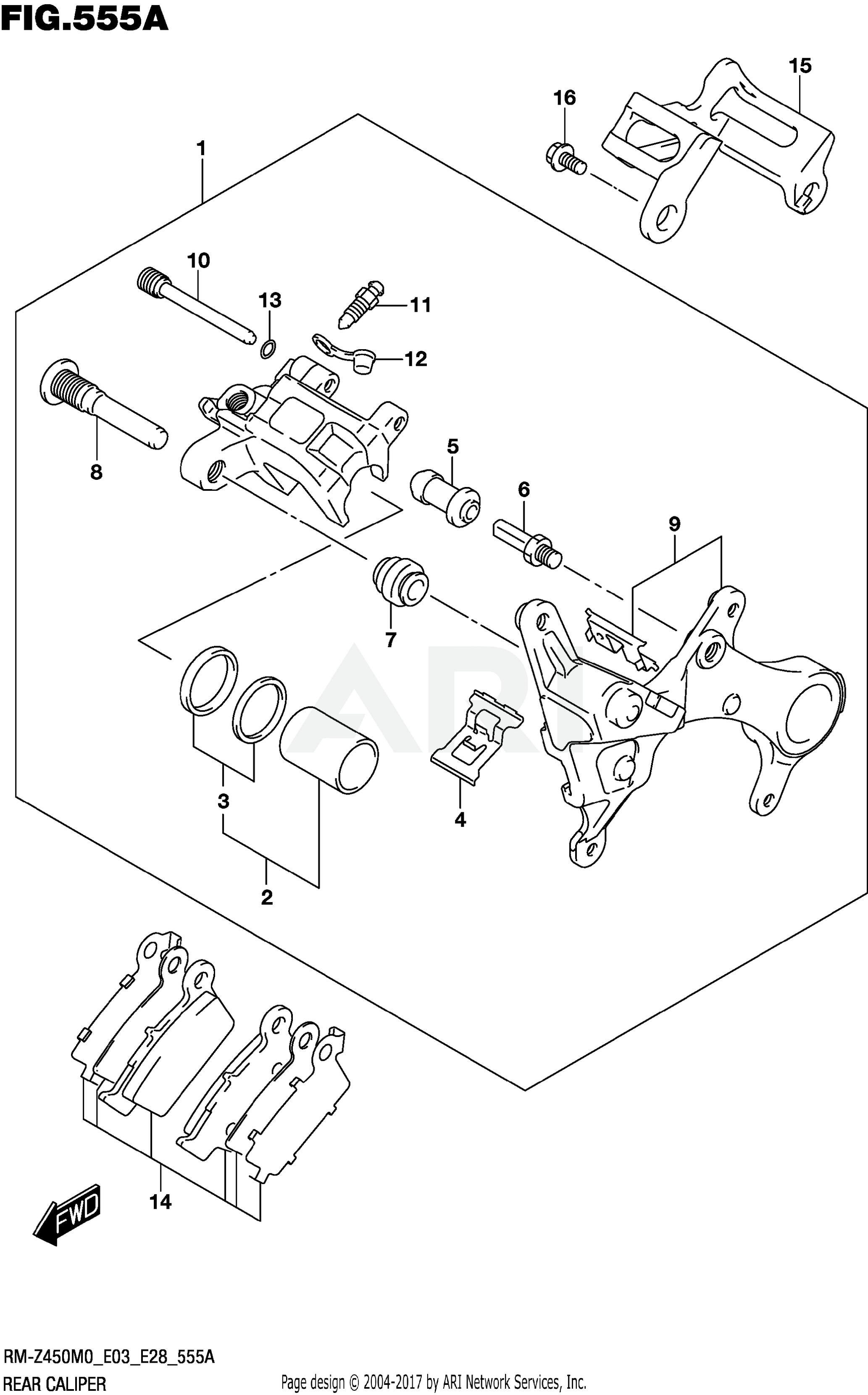 REAR CALIPER