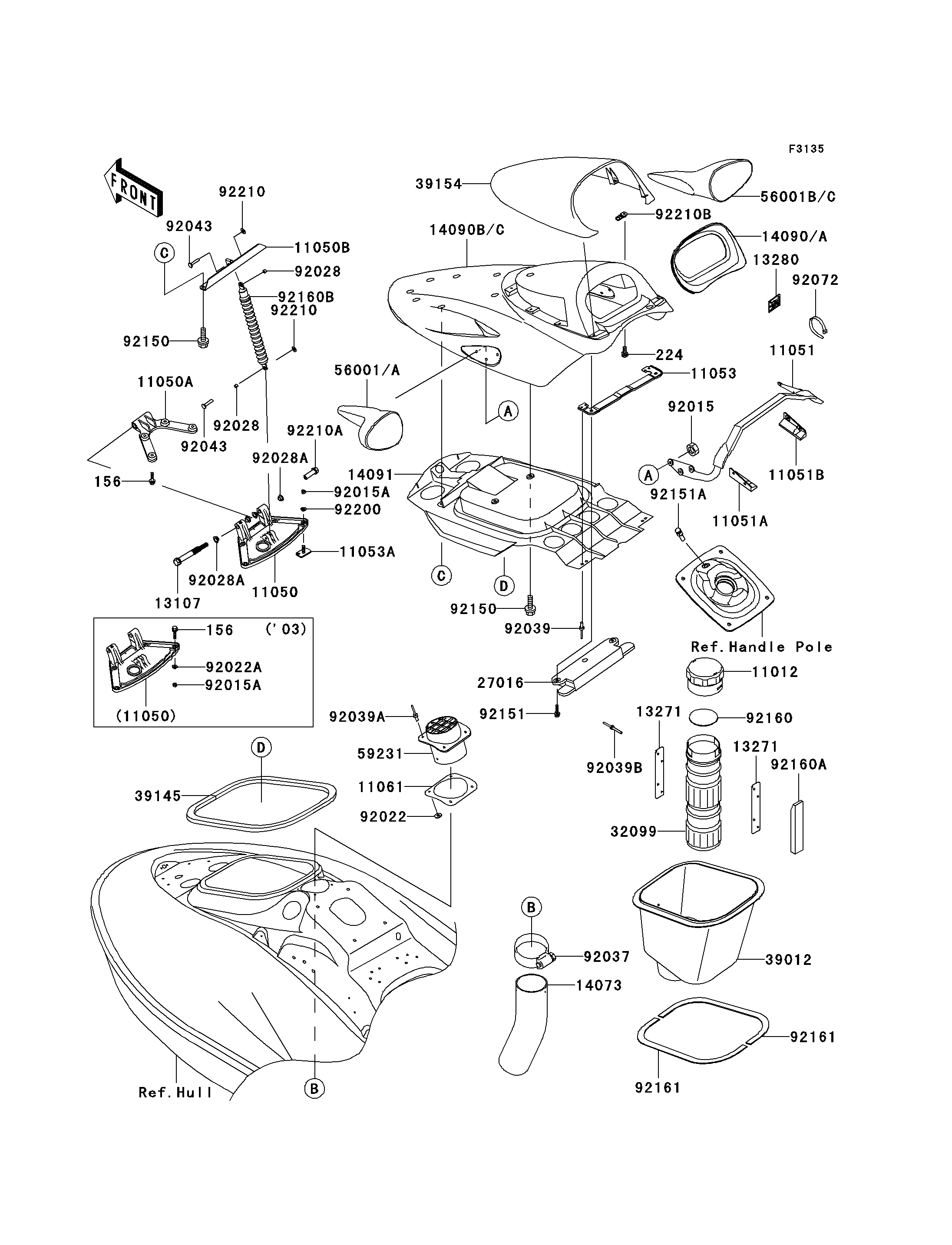 Hull Front Fittings