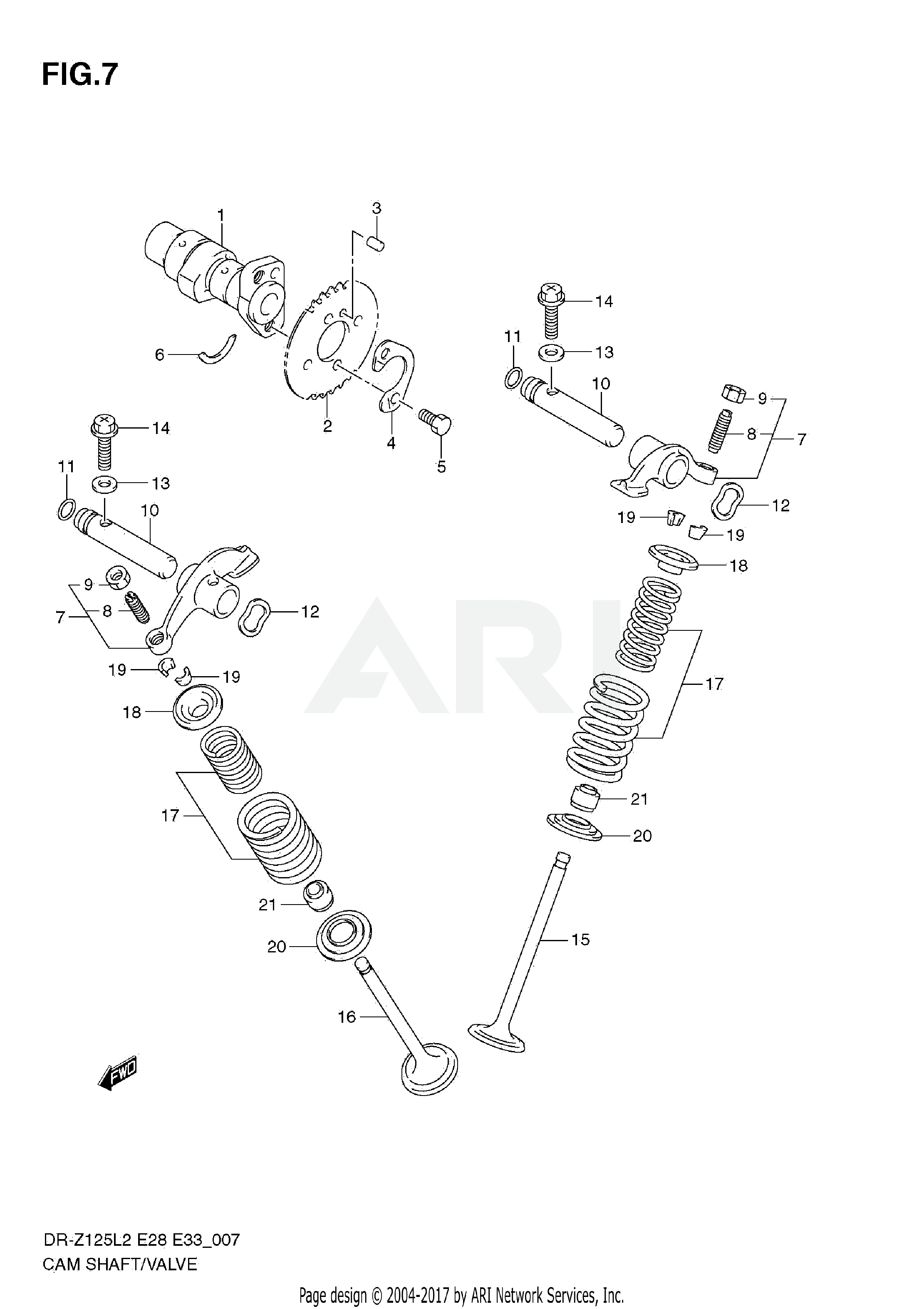 CAM SHAFT - VALVE