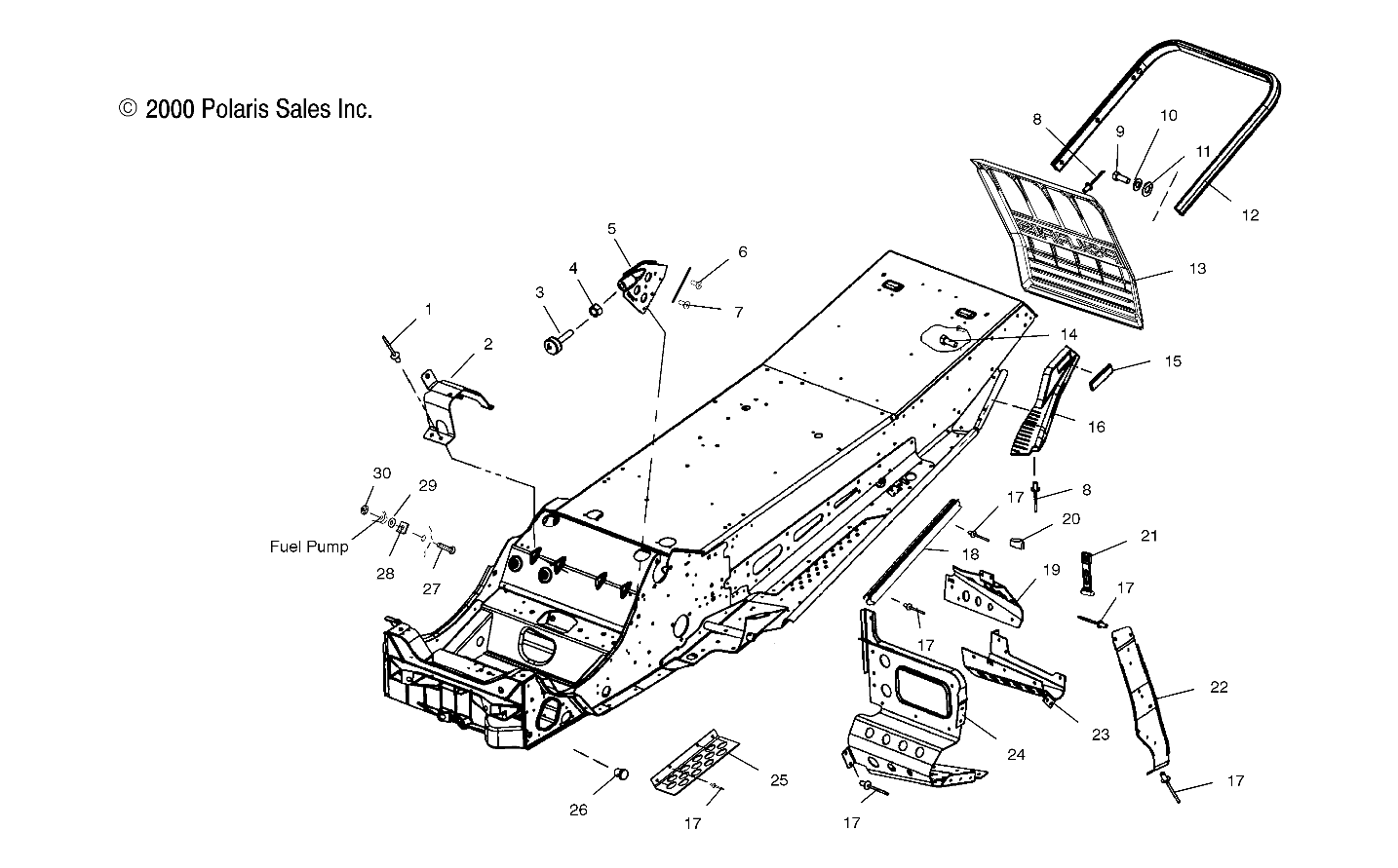 CHASSIS - S01ND8BS (4962426242A003)