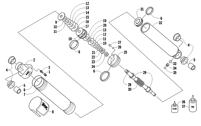 FRONT SUSPENSION SHOCK ABSORBER