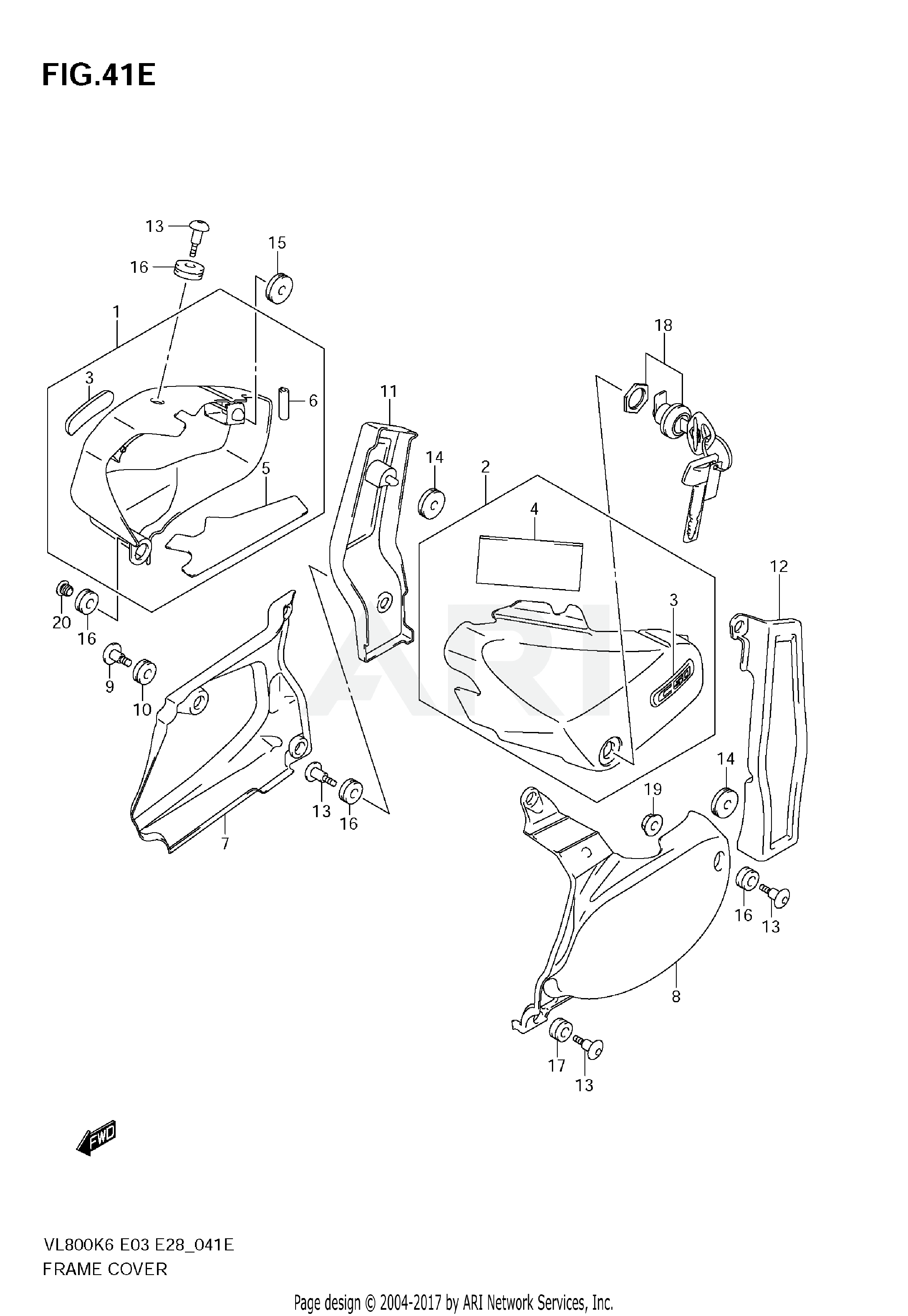 FRAME COVER (MODEL K9)