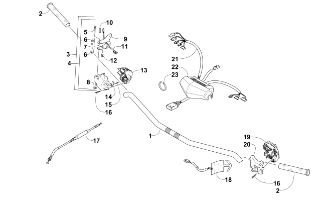 HANDLEBAR AND CONTROLS