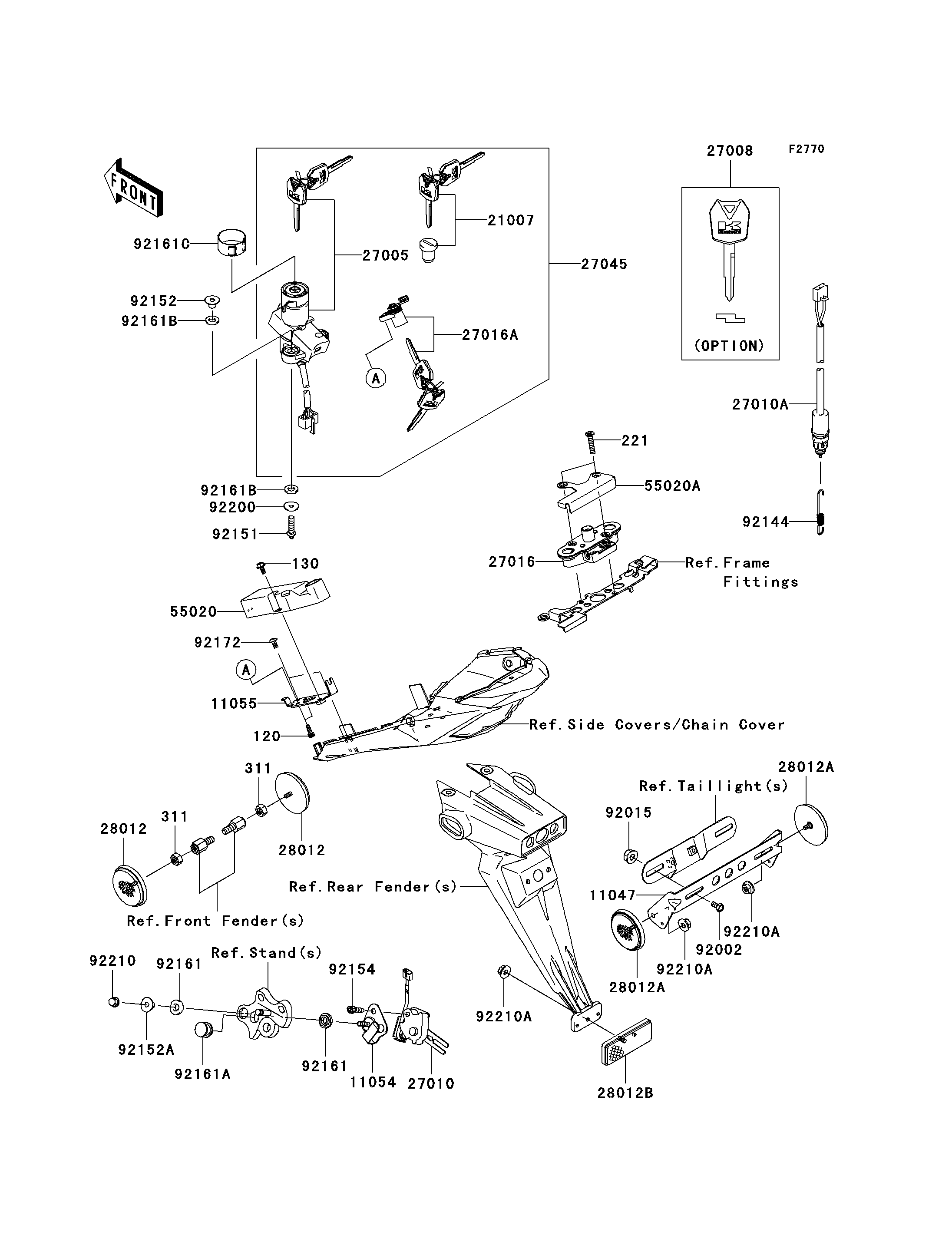 Ignition Switch/Locks/Reflectors