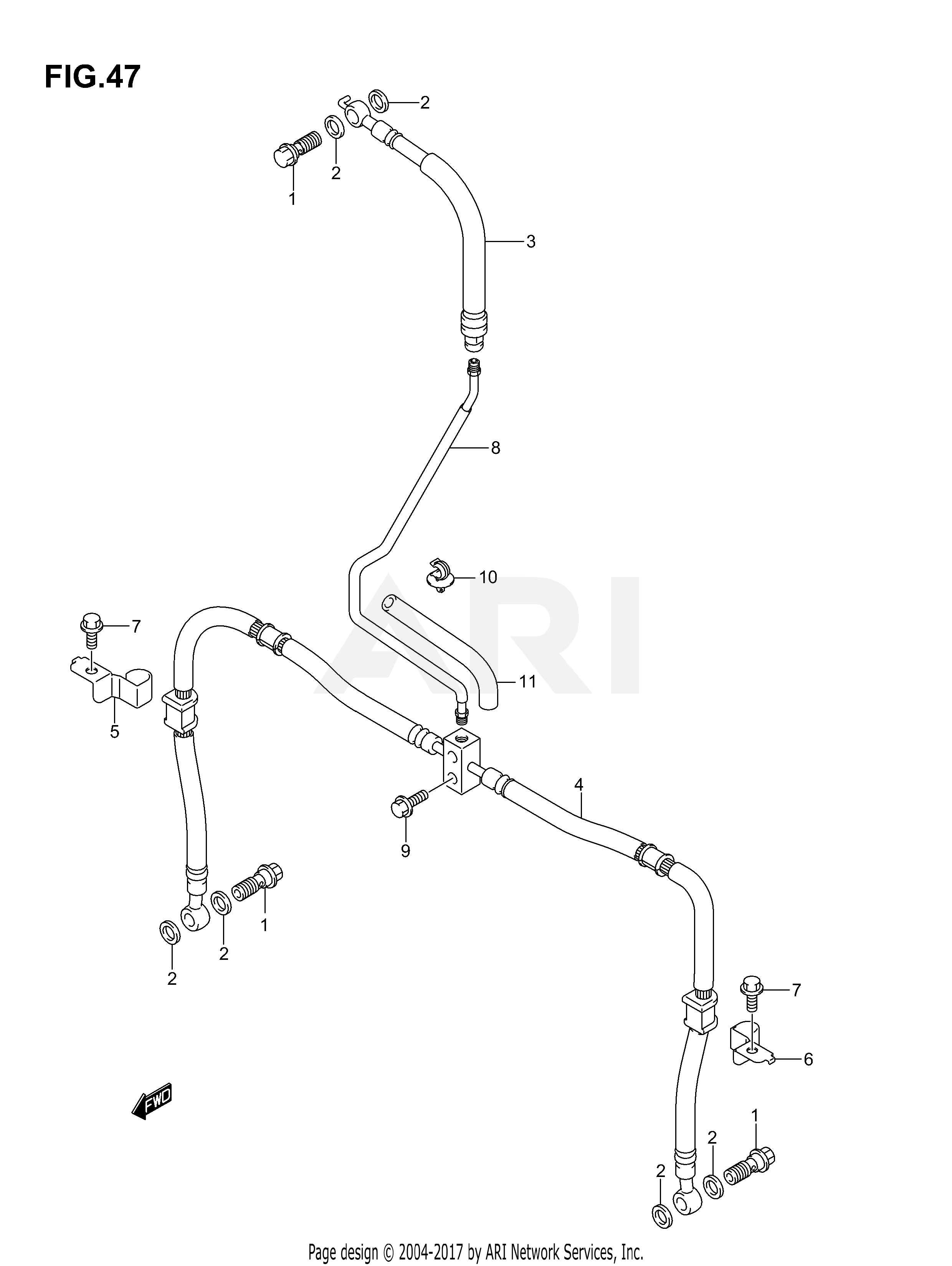 FRONT BRAKE HOSE