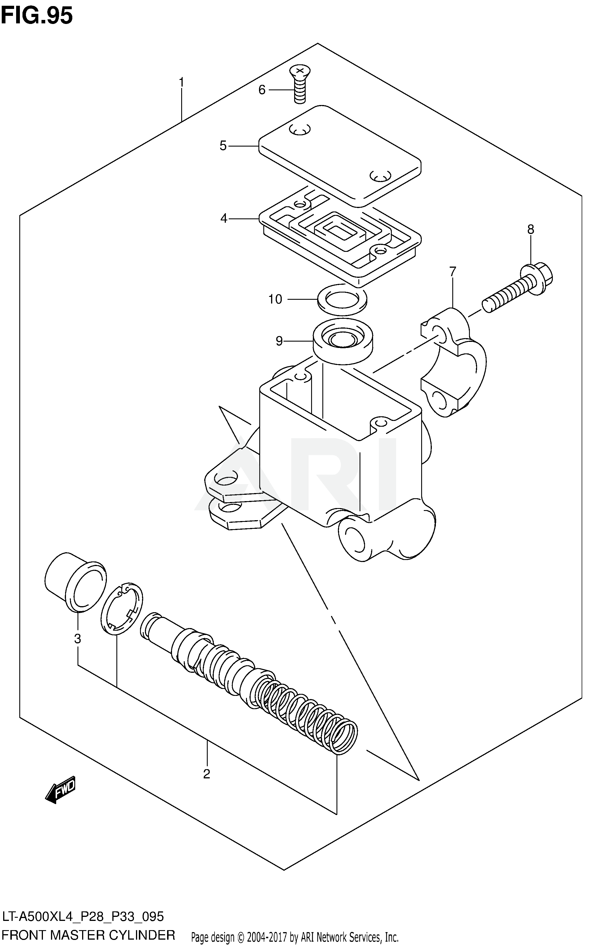 FRONT MASTER CYLINDER