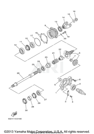 MIDDLE DRIVE GEAR