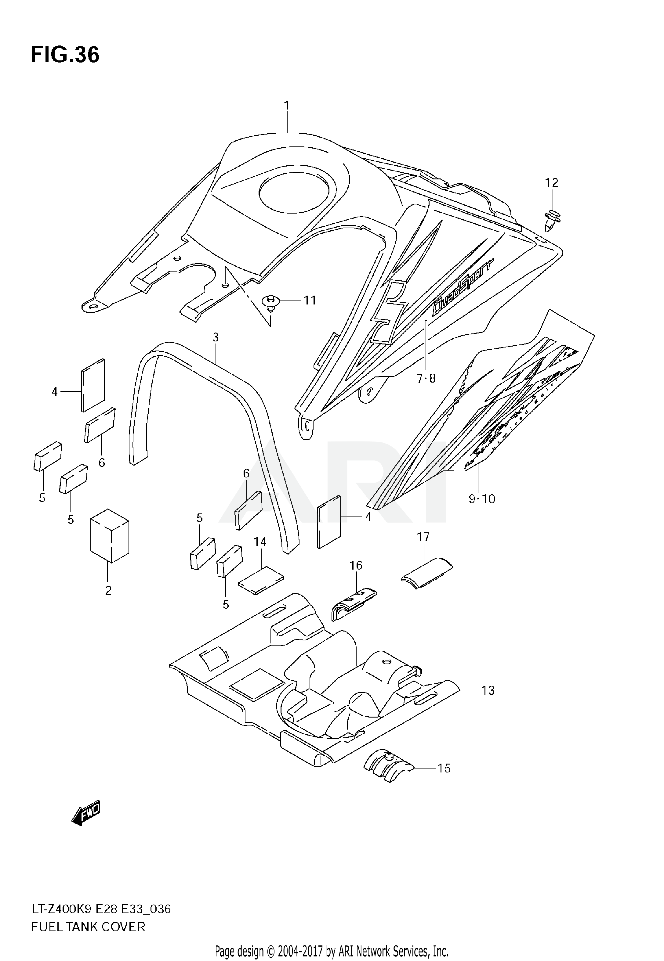 FUEL TANK COVER