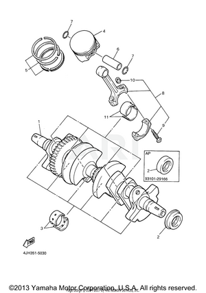 CRANKSHAFT PISTON