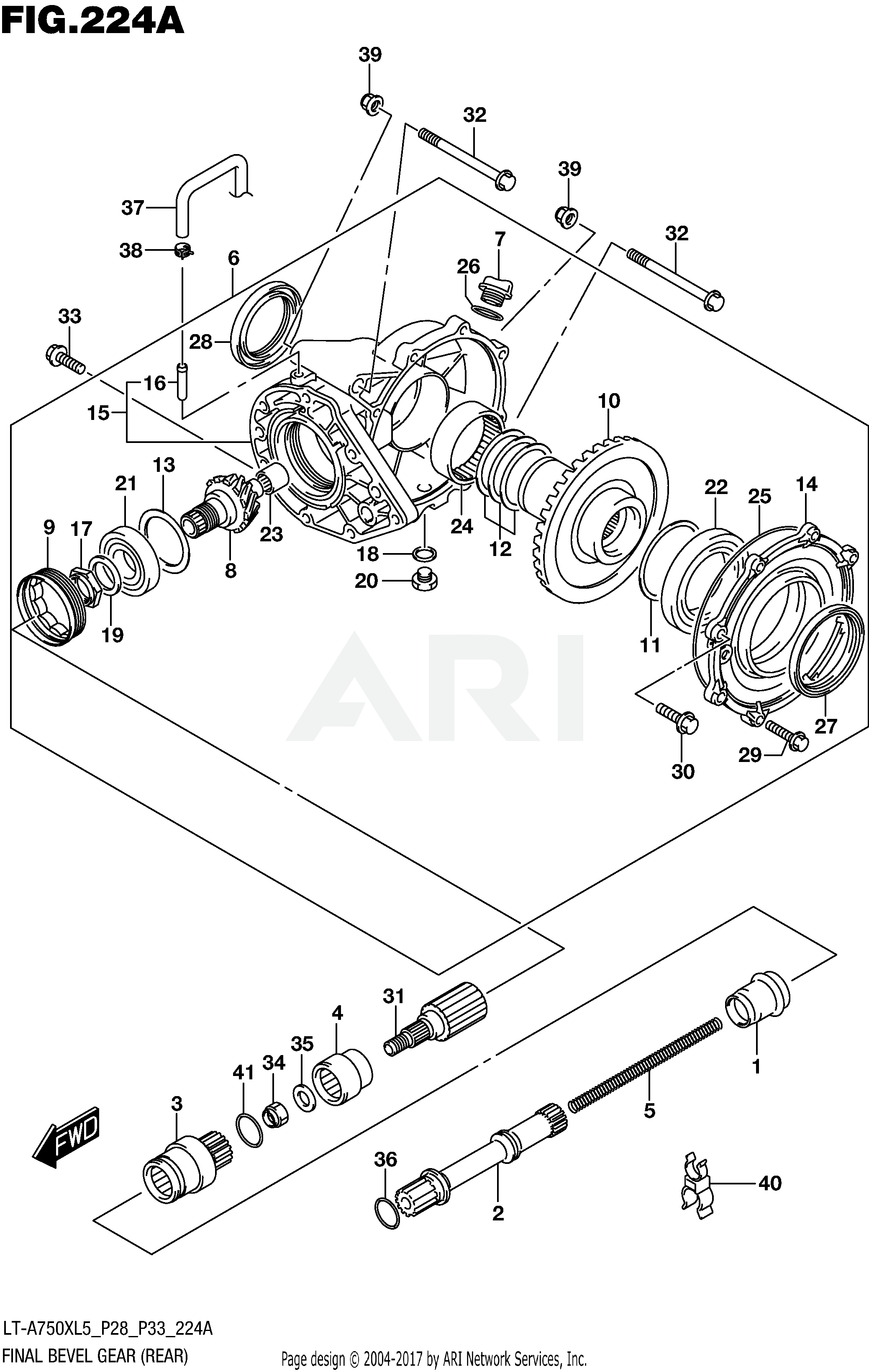 FINAL BEVEL GEAR (REAR)