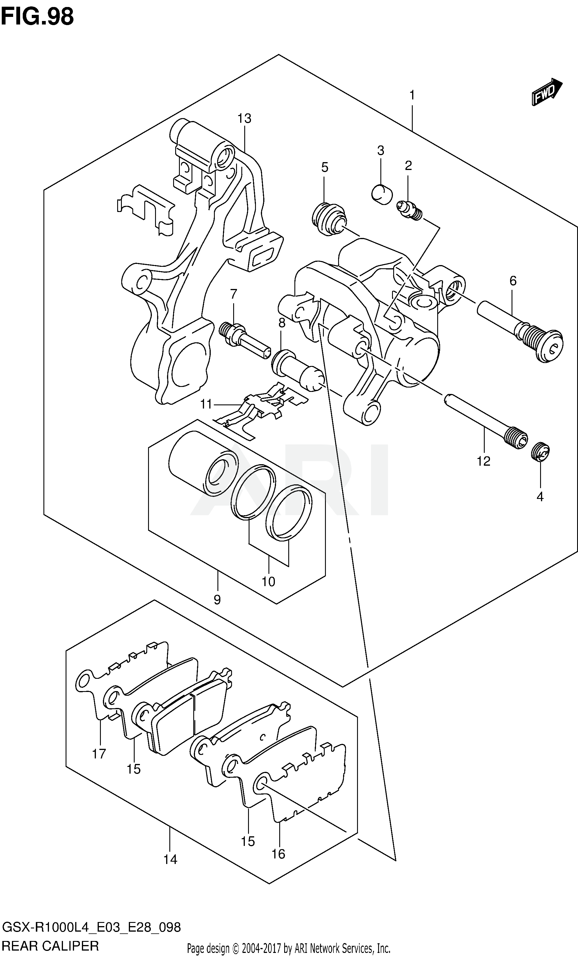 REAR CALIPER