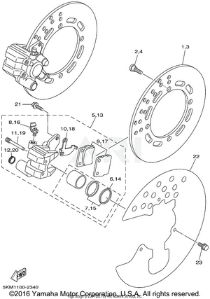 FRONT BRAKE CALIPER