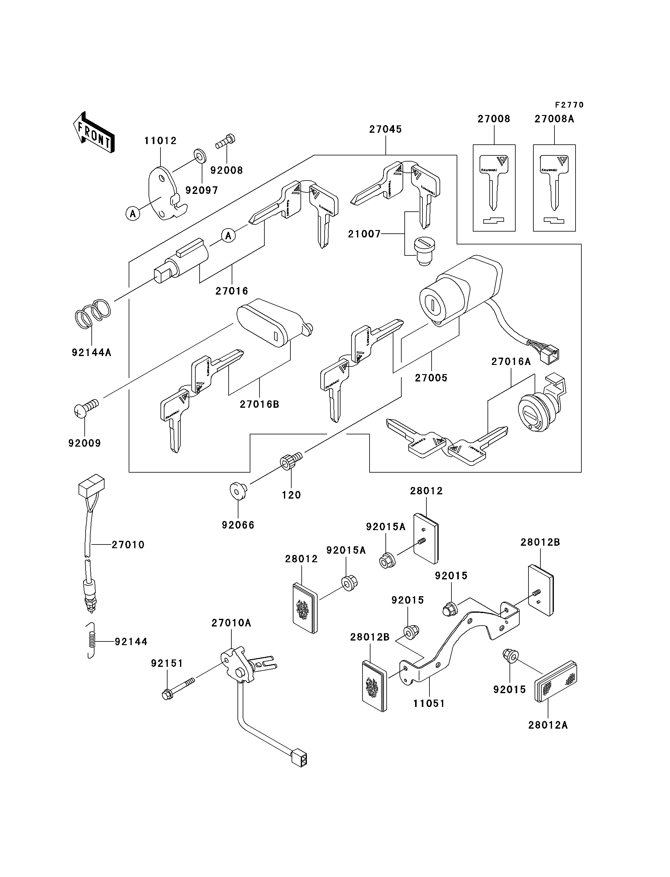 Ignition Switch/Locks/Reflectors