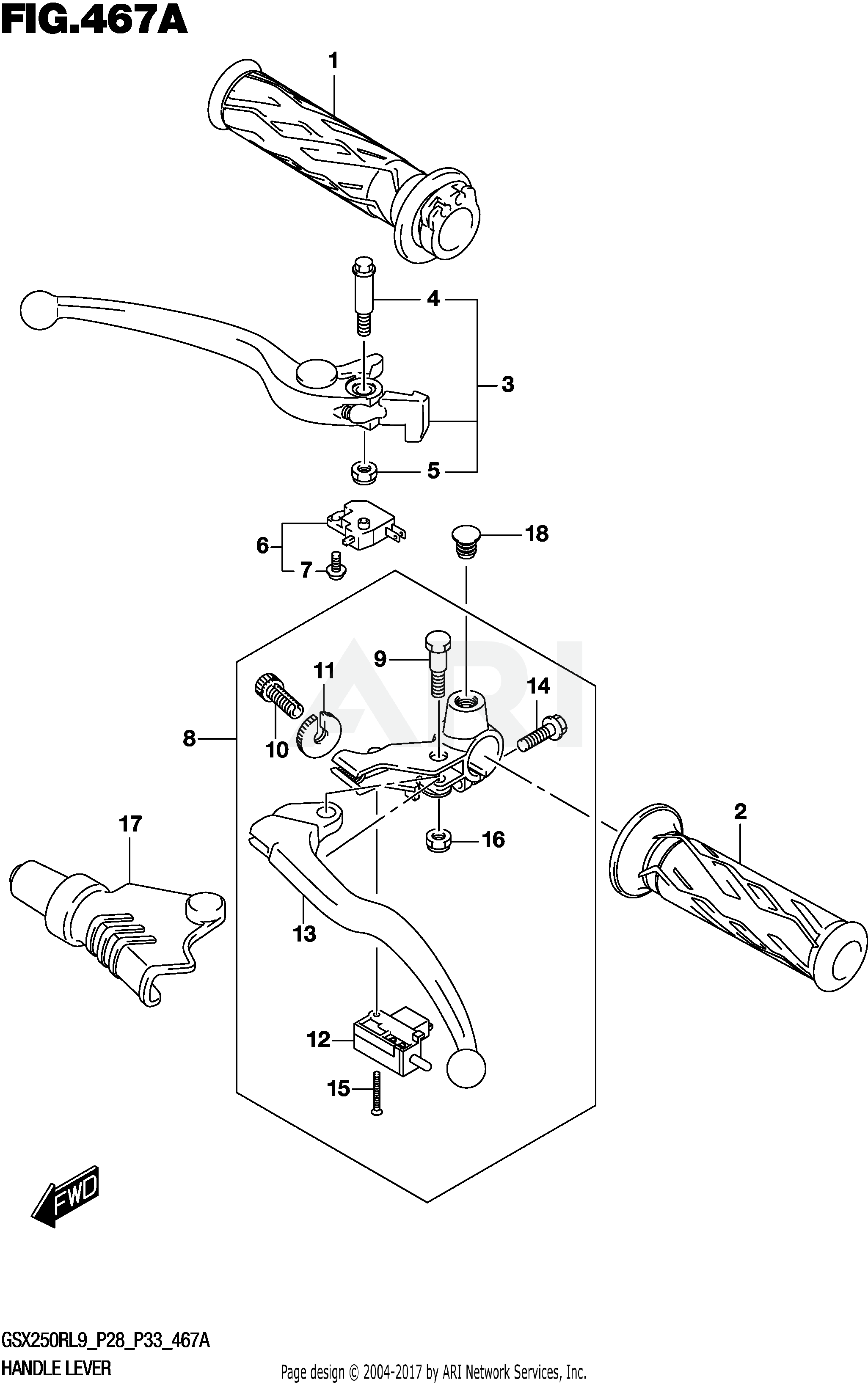 HANDLE LEVER