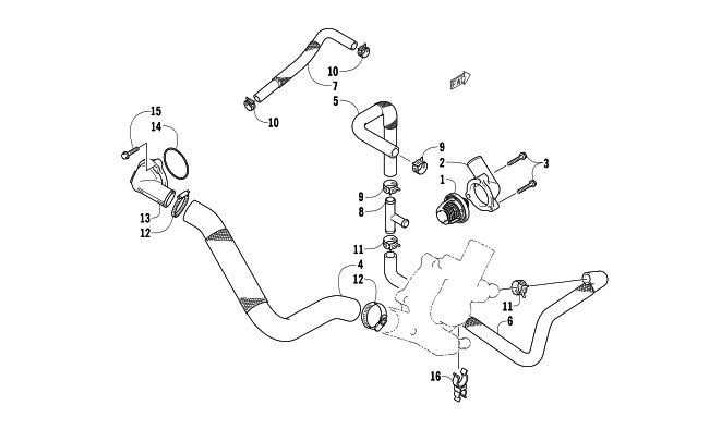 WATER HOSE ASSEMBLY