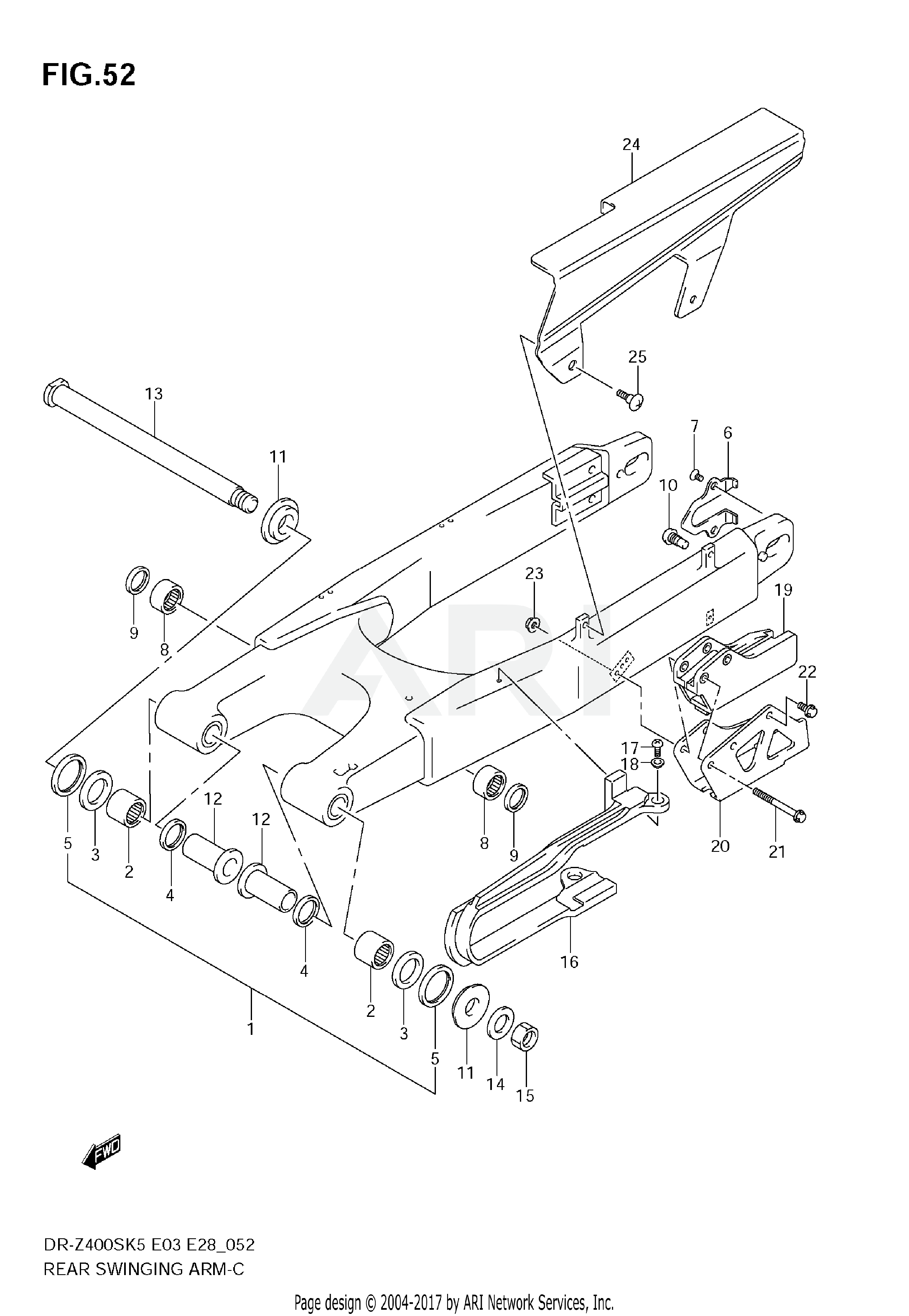 REAR SWINGING ARM