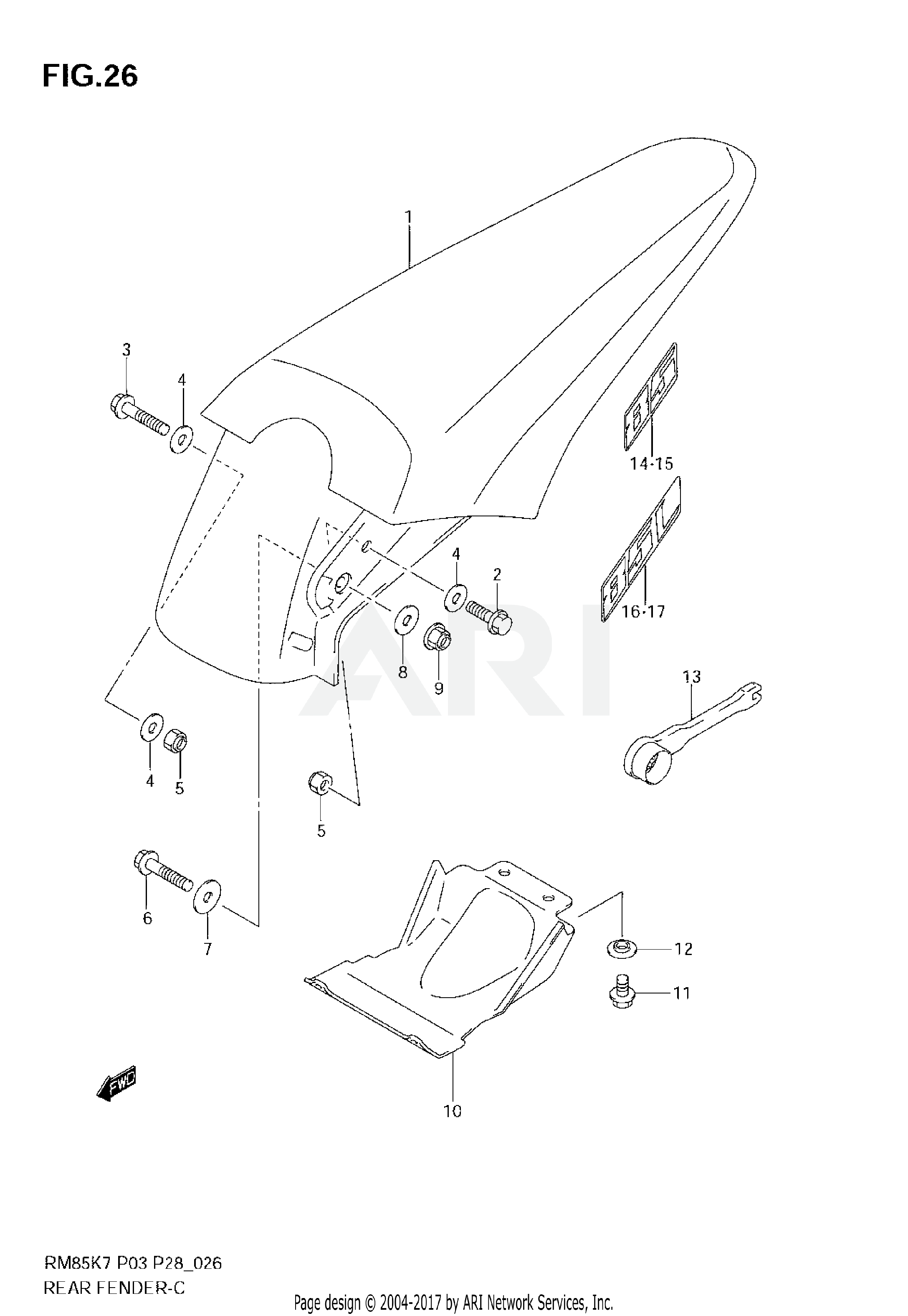 REAR FENDER