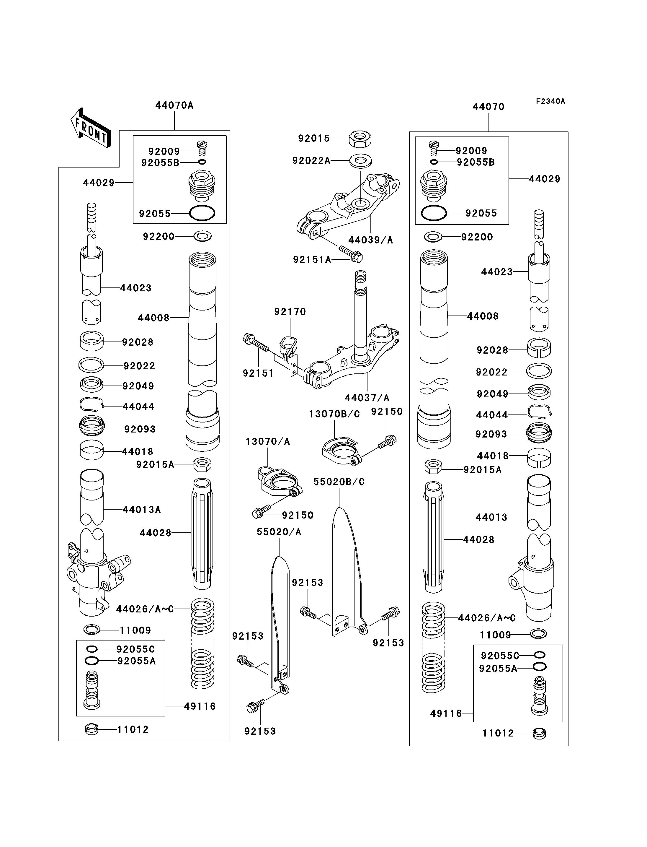 Front Fork(D7F-D9FA)