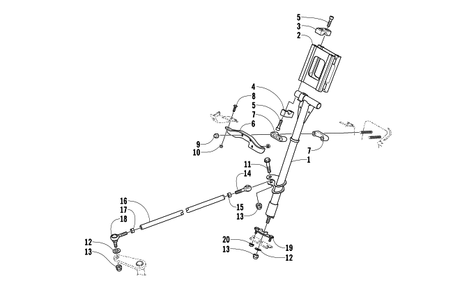 STEERING POST ASSEMBLY