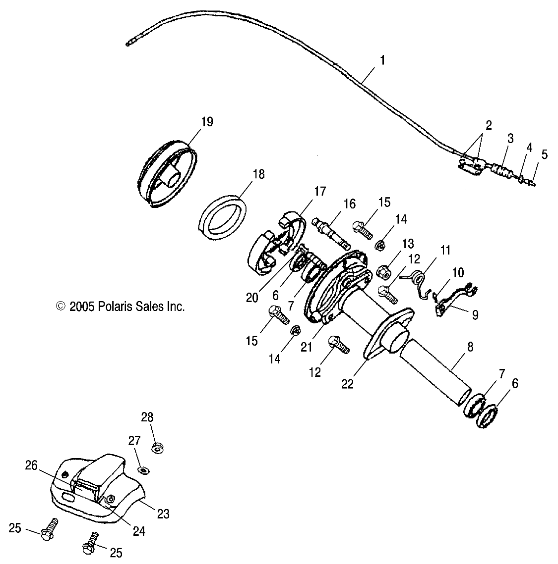 REAR BRAKE - A05FA09CA/CB/CC (4999202309920230B12)