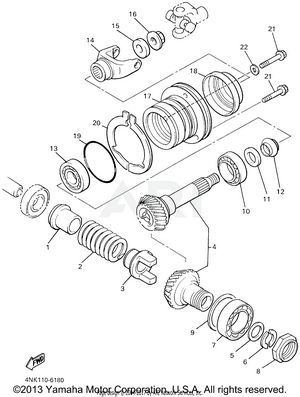 MIDDLE DRIVE GEAR