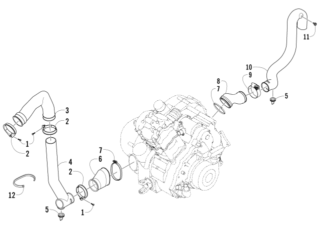 CASE/BELT COOLING ASSEMBLY