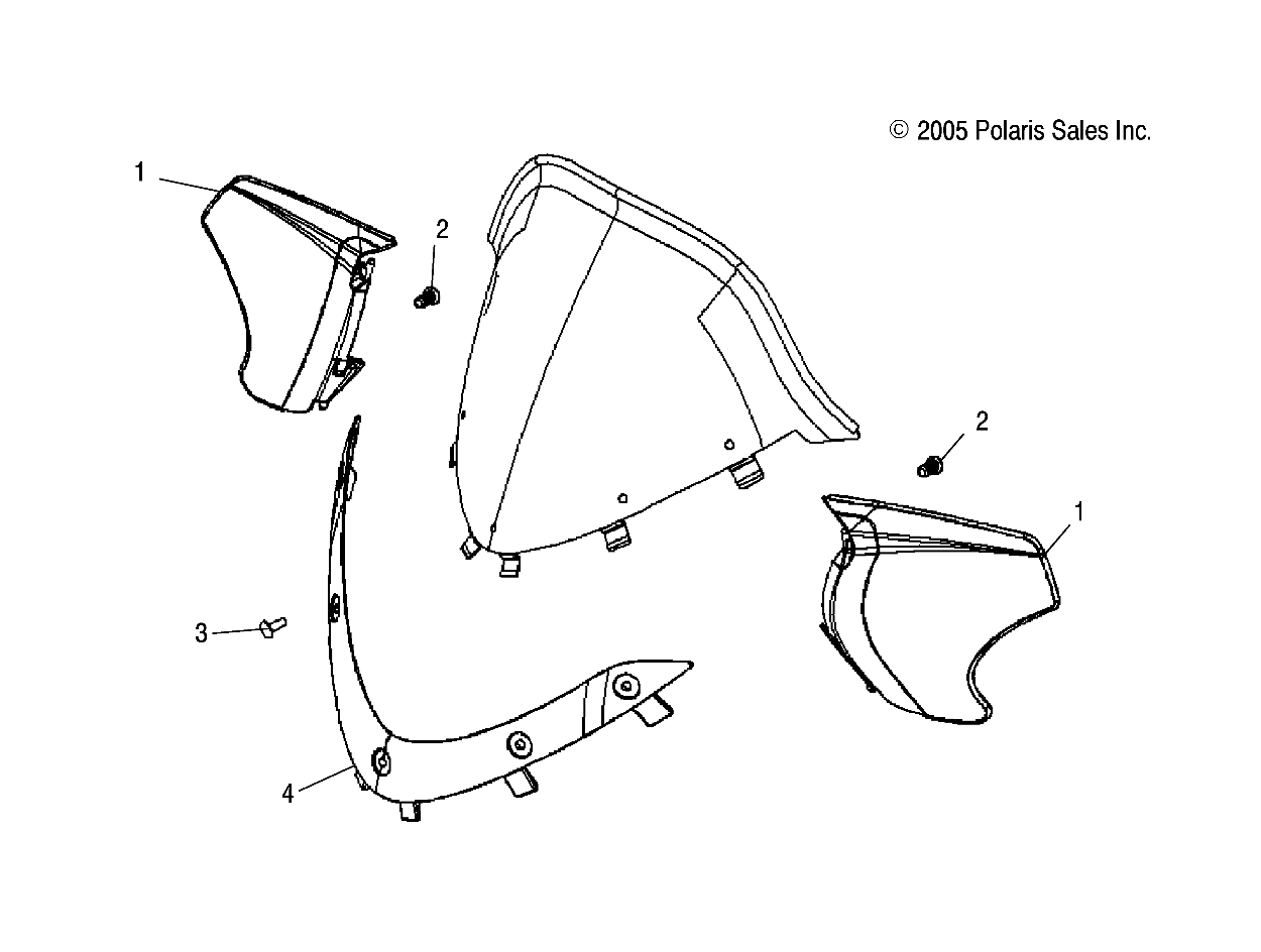 WINDSHIELD - S07PS6HS/HSA/HSB (4997479747A13)